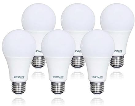 E27 LED lamp 12W - Warm wit licht (2800K) - 1150 lumen - A60 LED-gloeilamp - Verpakking van 6