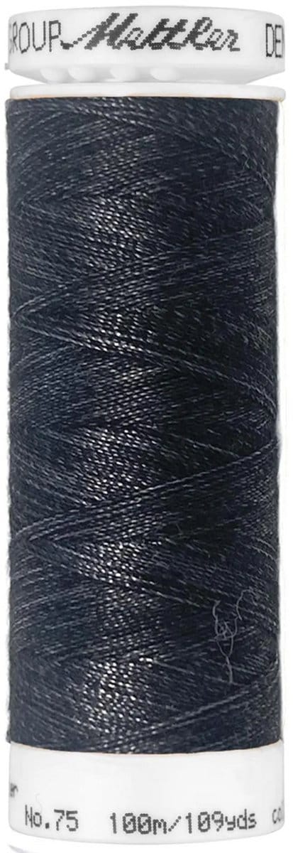Amann Mettler Denim Doc 75 gemeleerd grijs