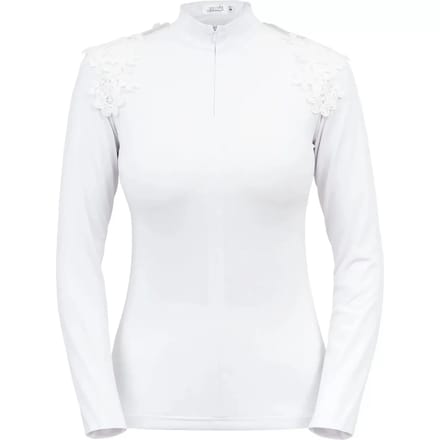 Damespolo met lange mouwen Cavalliera Blossom