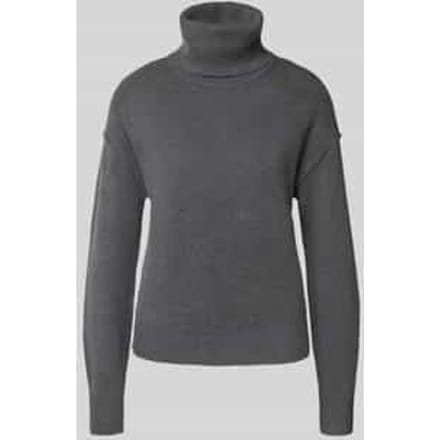 Relaxed fit coltrui met breistructuur