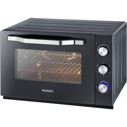 Severin 2073 Mini-oven Timerfunctie, Grillfunctie, Met pizzasteen 60 l