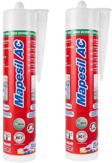 Mapei Mapesil AC 310ml Wit 100 2 stuks