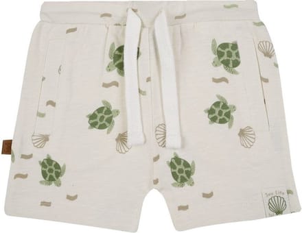 Frogs and Dogs - Turtle Short AOP | Gebroken wit - Katoen - Maat 50/56