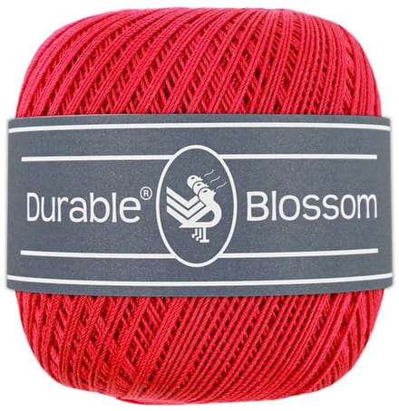 Durable Blossom - 316 Red - Verfijnd Gemerceriseerd Katoen Garen