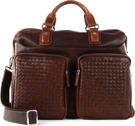 Bugatti Geweven aktetas Leer 48 cm - cm ( Zoll) - british tan