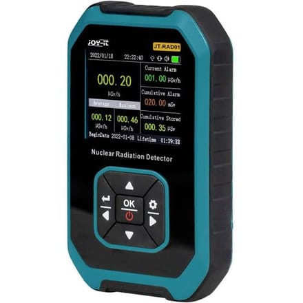 Joy-it JT-RAD01 Geigerteller Straling: Bèta, Gamma, Röntgen Akoestisch signaal, Optisch signaal
