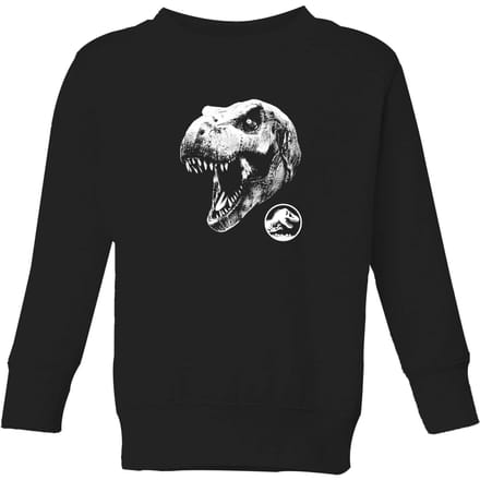 Jurassic Park T Rex Kids' Sweatshirt - Black - 122/128 (7-8 jaar)