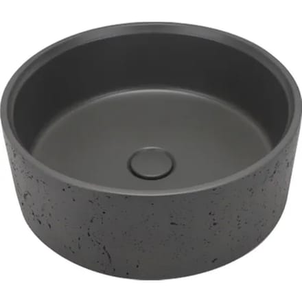 Aquavive Waskom Corbara - Beton - Rond - Grijs - 39cm
