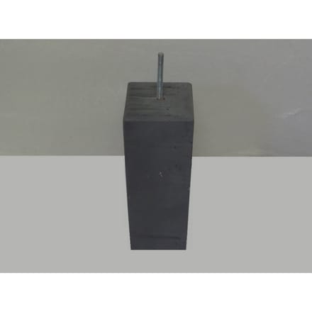 Intergard Betonpoer hoog model met facetrand 195x195mm