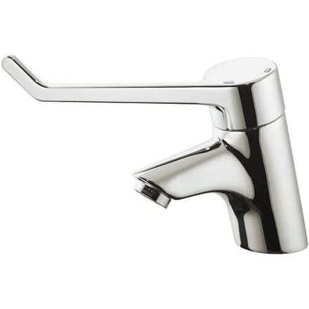 Ideal Standard Ceraplus wastafelkraan met hendel 18cm veilige sluiting over koud chroom
