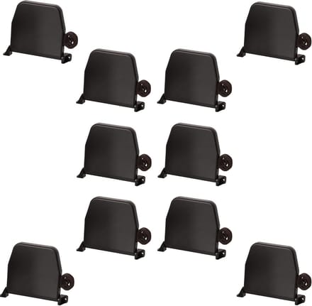 10 Stuks Rolluik Riemoprolwikkelaar Opbouw Mini Bruin met 5 Meter Riem