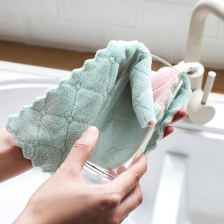 Gadgetpoint - Stofdoeken - Schoonmaakdoek - Keukendoekjes - Zachte doekjes - Set van 3 - Multicolor