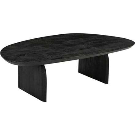 LABEL51 Cooper Salontafel - Zwart - Hout - 135 cm