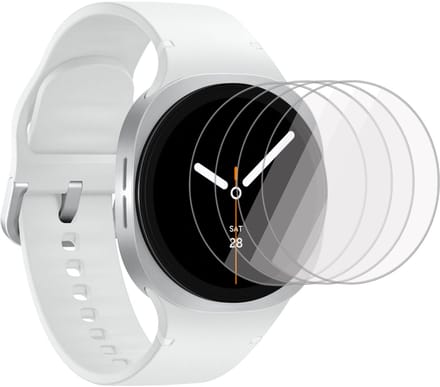 4x Folie Screenprotector Geschikt voor Samsung Galaxy Watch 8 44mm - Screenprotector - Beschermglas Folie