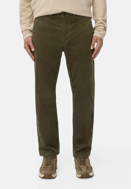 camel active Chino Thermo met warmte-isolerende functie - Maat menswear-40/32 - Bosgroen