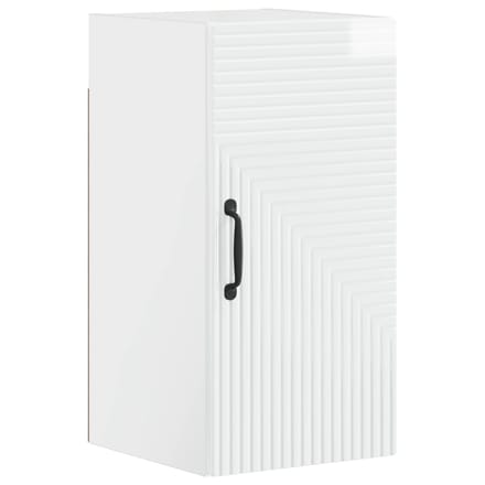 vidaXL - Badkamer - wandkast - HAARLEM - Hoogglans - Wit - 30 - x - 31 - x - 59 - cm