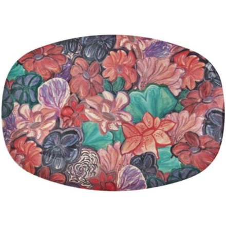 Rice melamine bord vierkant forest flower