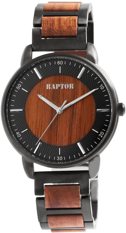 Raptor Herenhorloge Edelstahl Lias, mineraalglas