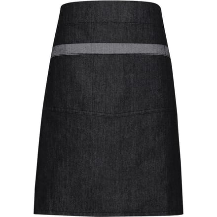 Premier Taille schort voor volwassenen (Zwarte denim)