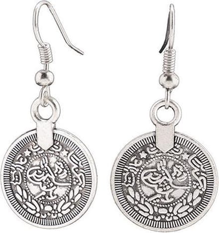 Fako Bijoux® - Oorbellen - Munt - Zilverkleurig
