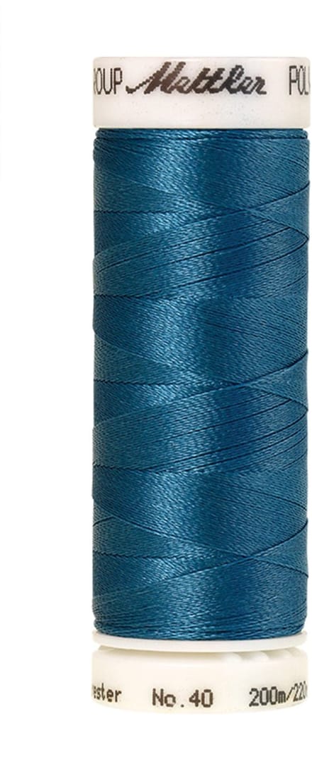 Mettler borduurgaren - Blauw - Nr 4032 - Polysheen - 200 meter