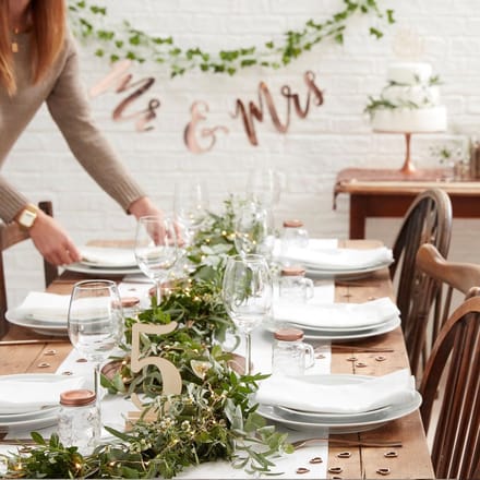 Ginger ray - 5 Plantenslingers - Feestdecoratie - Groen - Plastic -