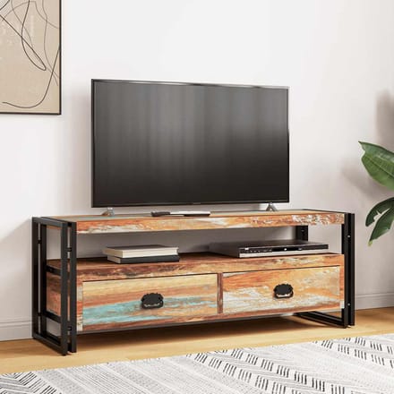 vidaXL - Tv-meubel - massief - gerecycled - hout