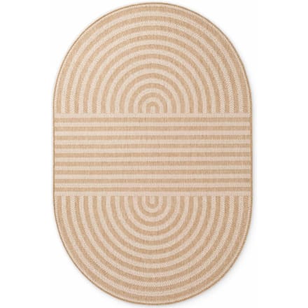 Ted Baker Ted baker haringey buitenkleed ovaal jute wit- 160x230 cm ovaal