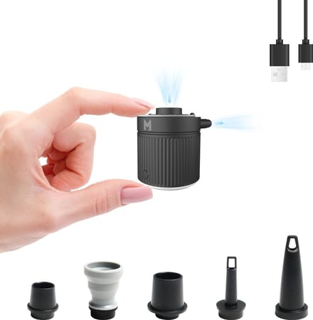 Draagbare Elektrische Luchtpomp - Mini Opblaaspomp met USB-C Oplader, Ideaal voor Luchtbedden en Zwemringen