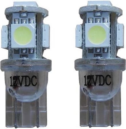 5 SMD W5W LED wit Set