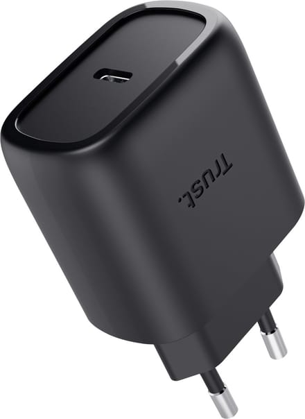 Trust Maxo GaN - 45W USB-C Oplader - Snellader voor laptop, tablet en smartphone - 2m Kabel - Zwart