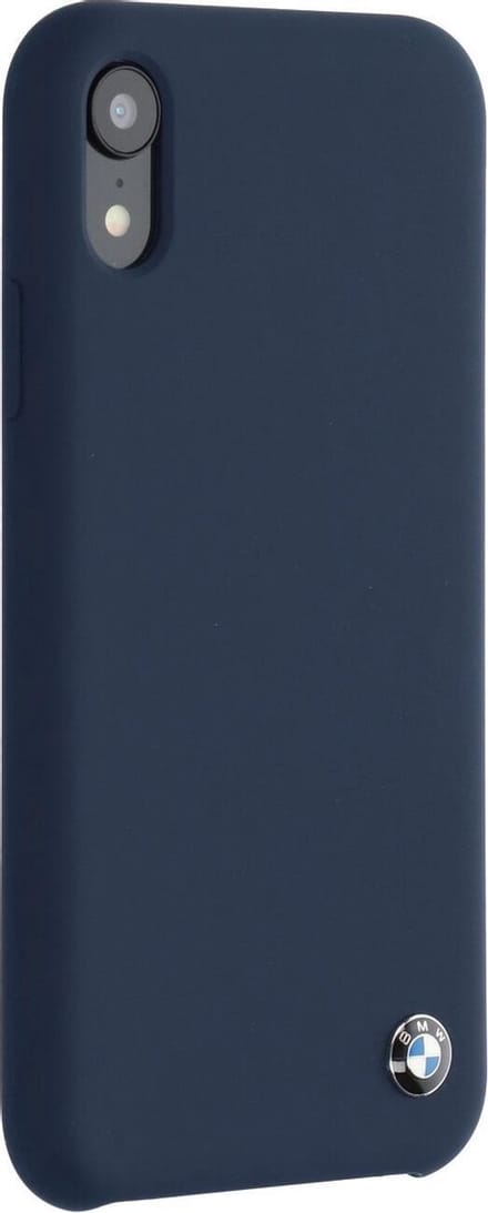 Blauw hoesje BMW - Backcover - Soft Touch - iPhone XR - Hoogwaardige kwaliteit