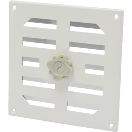 Sencys Schuifrooster 19,5x19,5cm Aluminium Wit