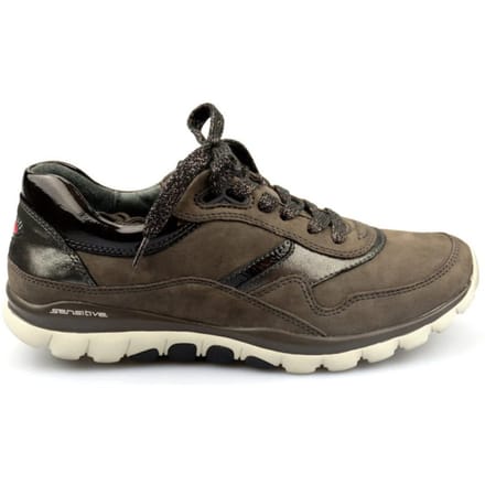 Gabor rollingsoft sensitive 96.967.30 - dames rollende wandelsneaker - Grijs - maat 37.5 (EU) 4.5 (UK)
