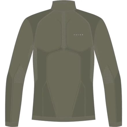 FALKE Warm Turtleneck sneldrogend functioneel functioneel shirt met lange mouwen heren groen - maat M