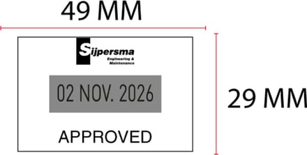 Stempelplaatje Trodat Printy 4729