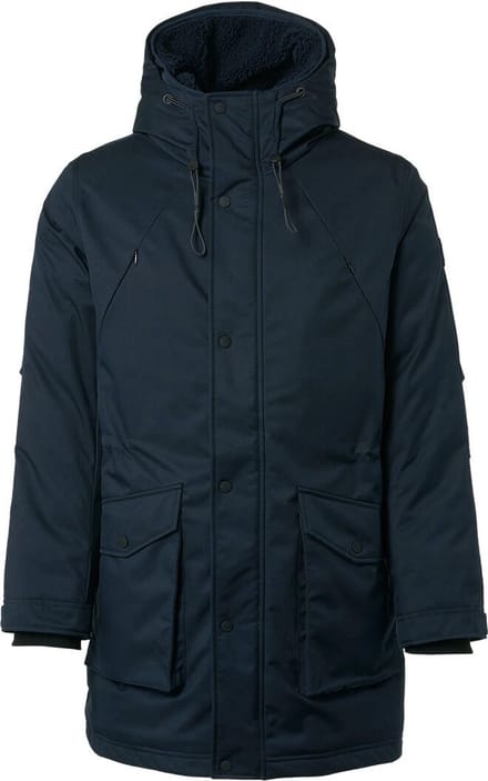 No Excess Mannen Lange Jas Nacht Blauw L