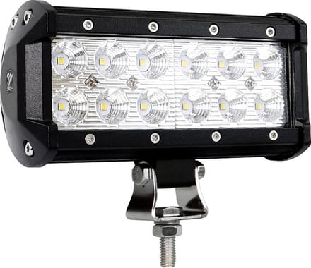 M-Tech LED Lichtbalk - dubbele rij - rechte vorm - 36W - 2400 Lumen