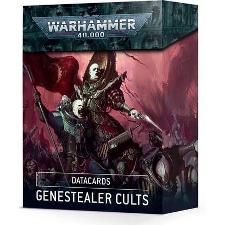 Kaart van 58 stuks Games Workshop Warhammer 40k - Datacards V.9 Genestealer Cult Fr