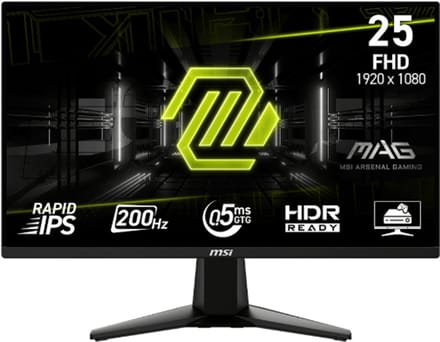 MSI MAG 255F E20 - 24.5″ FHD IPS - 0.5ms 200Hz - FreeSync
