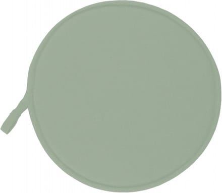 Tiseco Home Studio - Stoelkussen SUAVE - SET/6 - katoen - met antislip stippen - Rond - Dia 37 cm - Groen