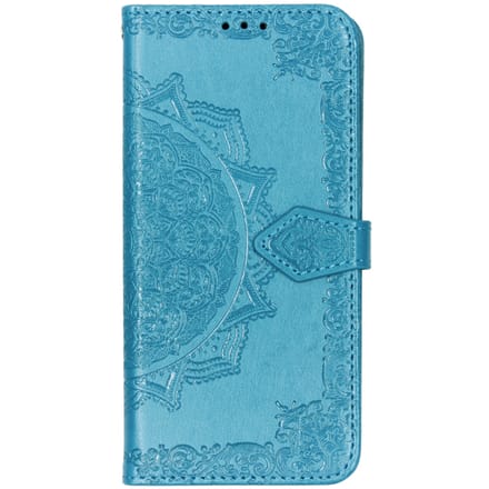 Mandala Bookcase voor de Huawei P30 Lite - Blauw