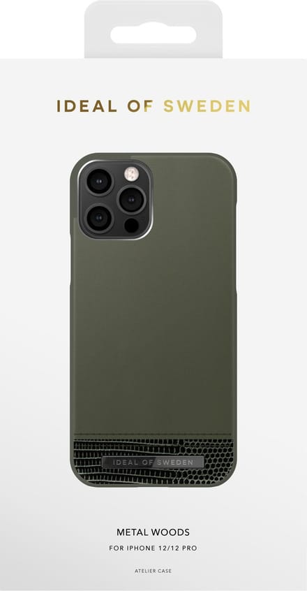 iDeal of Sweden Atelier Case Unity voor iPhone 12/12 Pro Metal Woods
