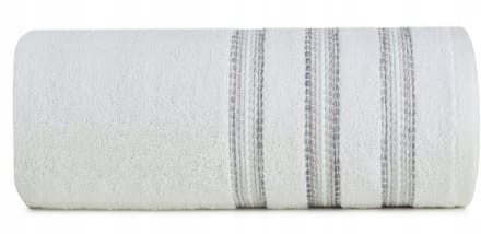 Selena Handdoek 50x90 cm Wit - 100% Katoen