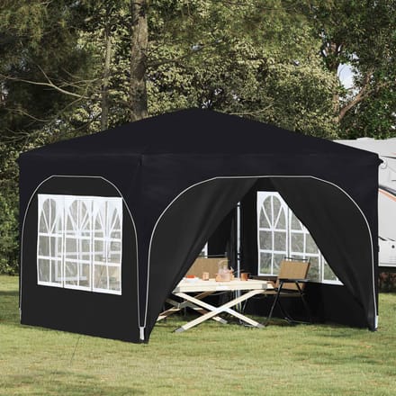 vidaXL - Pop-up - Feesttent - 290 - x - 290 - x - 245 - cm - Antraciet