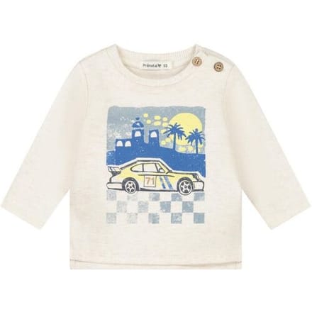 Prénatal baby shirt Soft Brown Melange 68 heren
