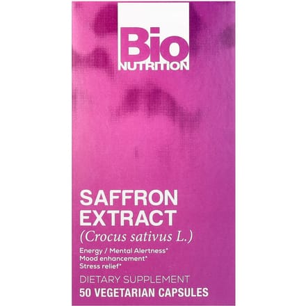 Saffraan Extract, 88,5 Mg, 50 Plantaardige Capsules