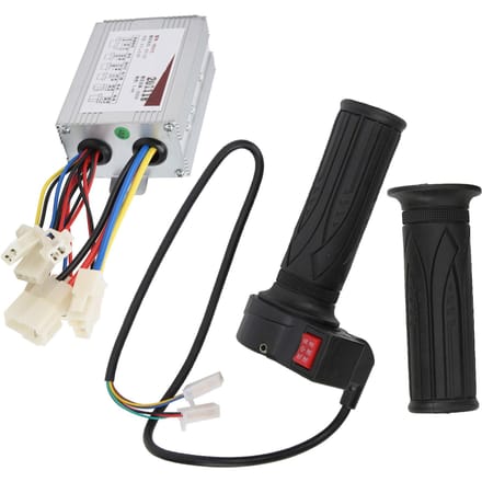 Poignées d'accélérateur de vélo 12V500W Contrôleur à balais 3 ?Poignée de vitesse Accessoire pour vélo électrique white