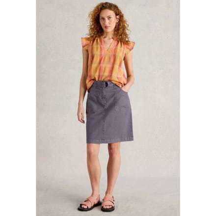 White Stuff Teakie Skirt Mid Purple Taglia: 20 REGULAR | Minigonne Outlet | Donna | Viola