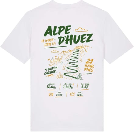 Ecru Alpe d'Huez T-shirt - maat M
